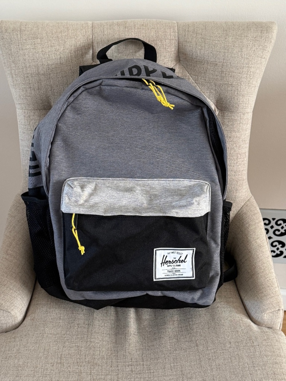 Herschel Classic XL Athletic Backpack 2 Tone Black / Grey